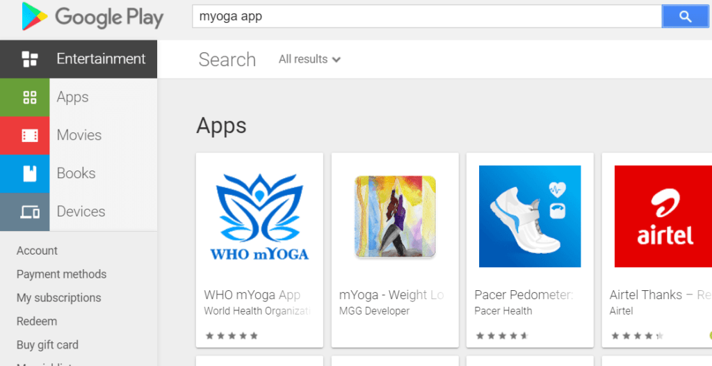 |WHO mYoga| एम योगा ऐप डाउनलोड करने की प्रक्रिया