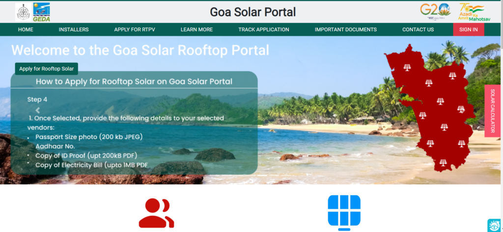 Goa Solar Portal